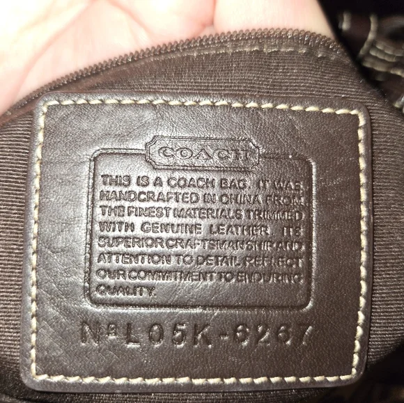 Vintage Coach Signature Canvas Jacquard Hobo Shoulder Bag - 6267 (Soho Era) - Picture 3 of 8